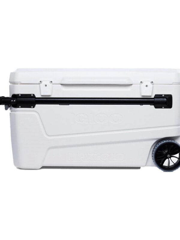 CONSERVADORA IGLOO 104 LITROS SUNSET GLIDE C/RUEDAS 50170 BLANCO