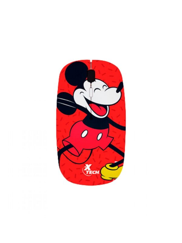MOUSE XTECH WIRELESS XTM-D340MK MICKEY MOUSE XTECH 1600DPI/4 BOT/ROJO