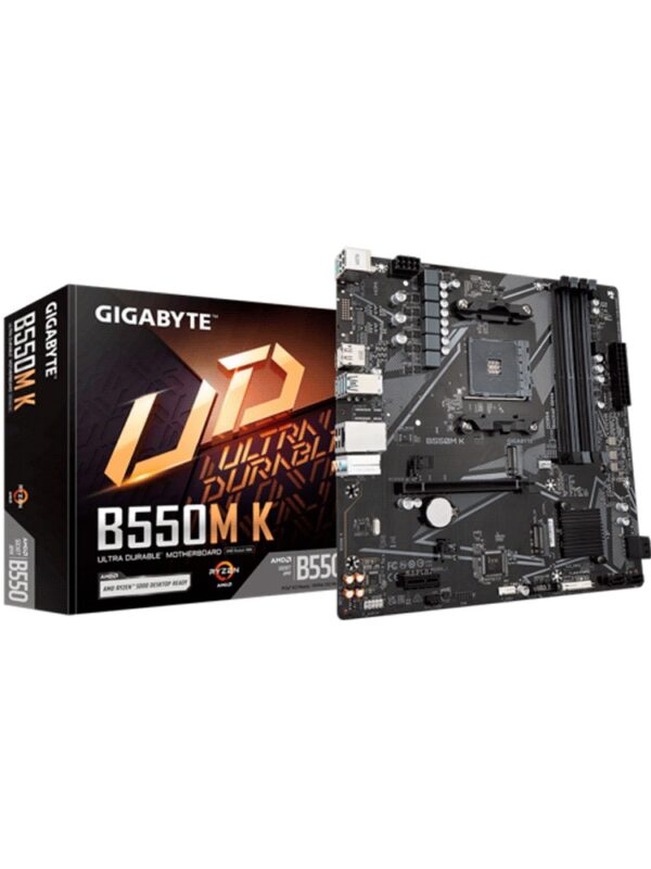 PLACA MADRE GIGABYTE AM4 B550M K S/R/HDMI/DP/2 M2/DDR4/USB3.2/MATX