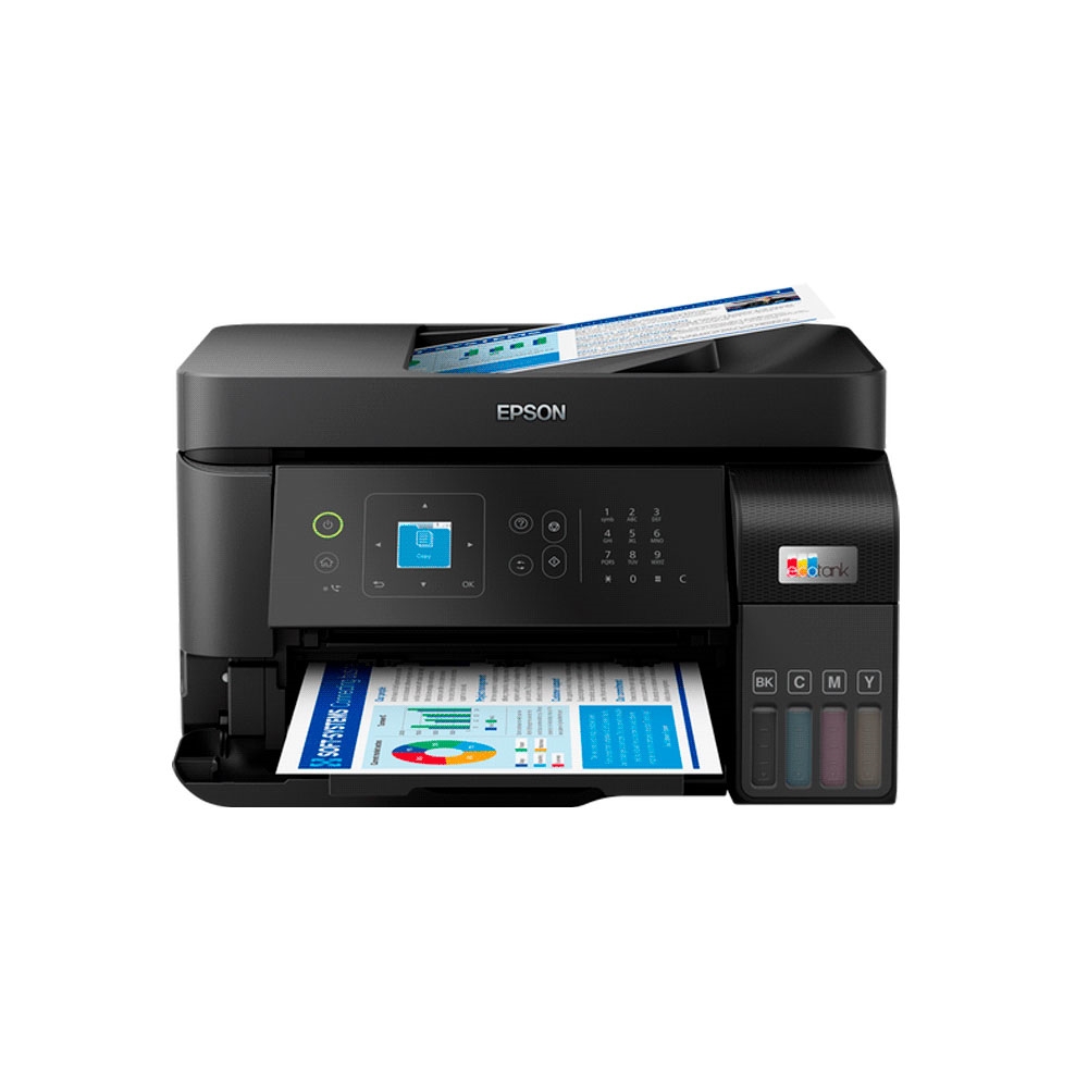 IMPRESORA MULTIFUNCIONAL EPSON L5590 ECOTANK IMP/ COP/ SCA/ FAX/ ADF/ USB/ WIFI/ RED/ 220V