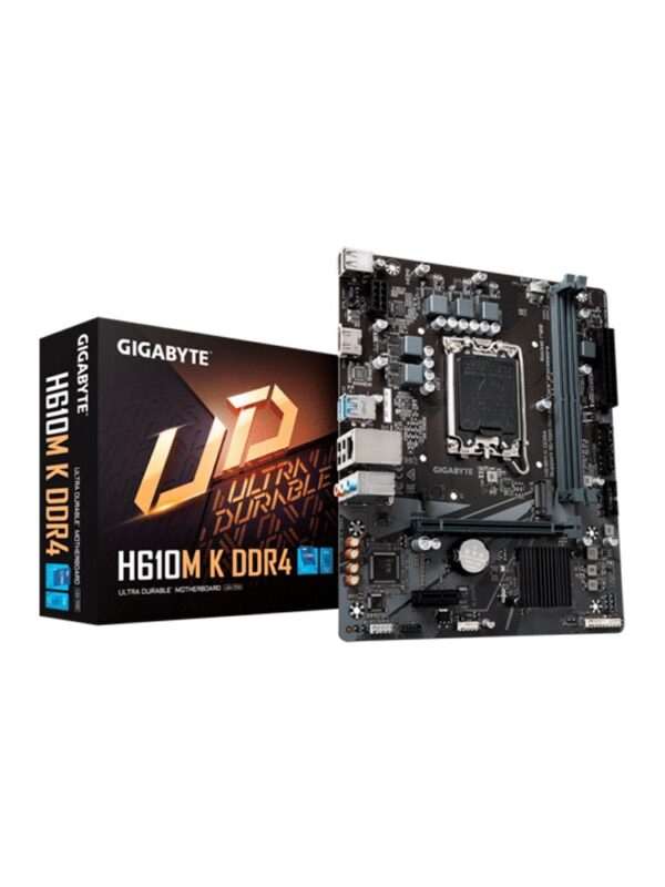 PLACA MADRE GIGABYTE 1700 H610M K DDR4 S/R/HDMI/M2/USB3.2/MATX