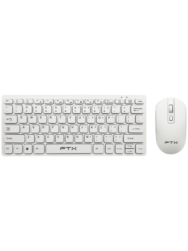 TECLADO MOUSE FTX WIRELESS FTXGK03 ESP/BLANCO