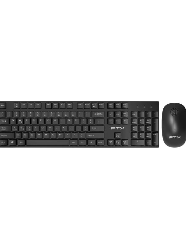TECLADO MOUSE FTX WIRELESS FTXGK600 NUMERICO/ESPAÑOL/NEGRO