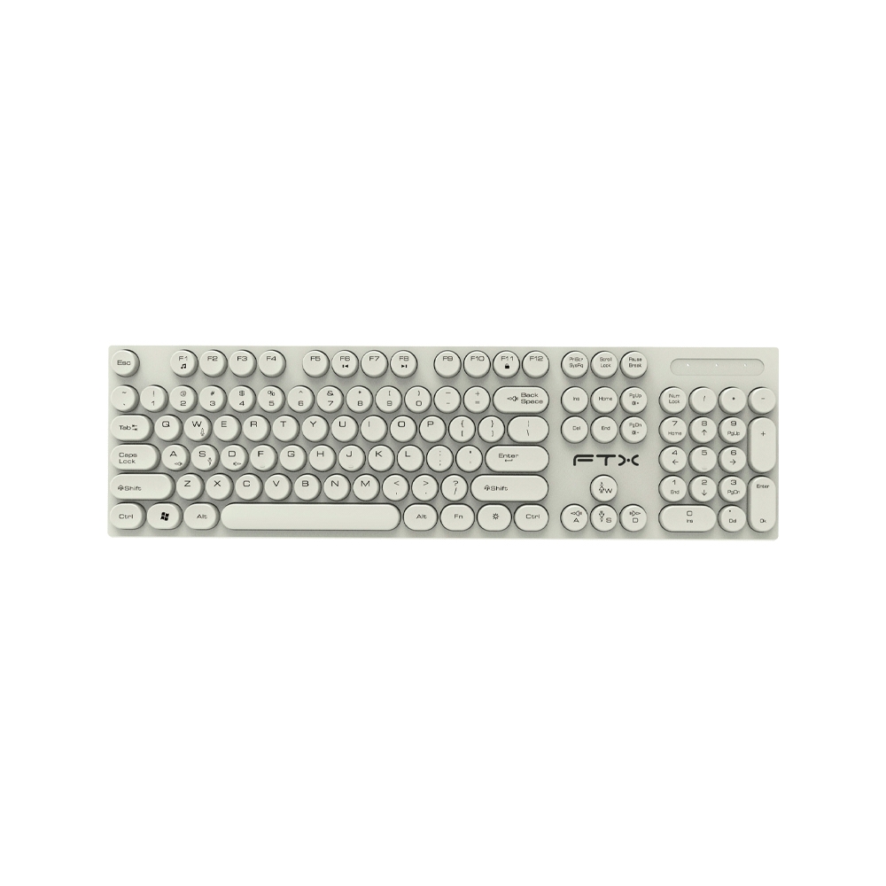 TECLADO FTX USB FTXK22 NUMERICO/PORTUGUES/POP/BLANCO