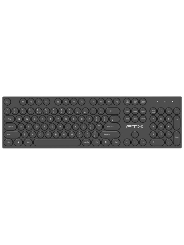 TECLADO FTX USB FTXK22 NUMERICO/PORTUGUES/POP/NEGRO