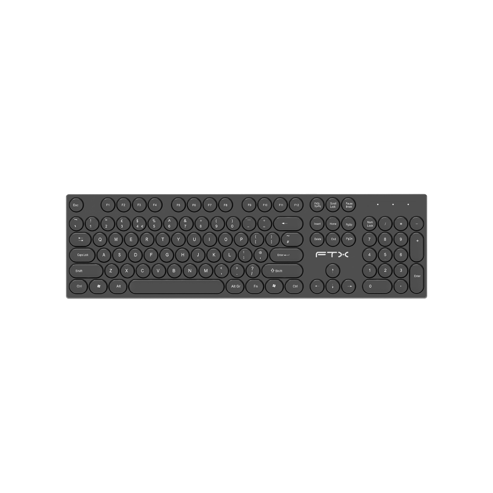 TECLADO FTX USB FTXK22 NUMERICO/PORTUGUES/POP/NEGRO