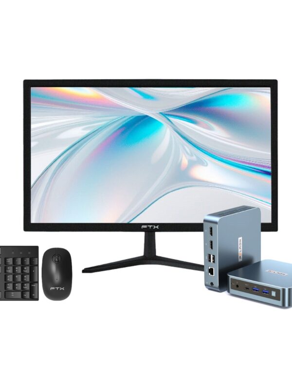 COMBO MINI PC INTEL N150 16GB RAM/512GB SSD/TEC MOU/W11 MON 24″ FTX