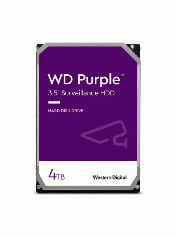 DISCO DURO SATA3 4TB WESTERN DIGITAL PURPLE 5400 256MB WD43PURZ SURV (GARANTIA BR)