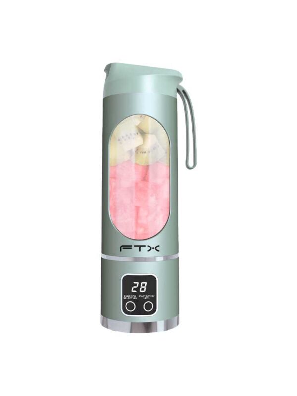 LICUADORA PORTATIL 25W RECARG 3 FUNCIONES VERDE FTXPB-GR