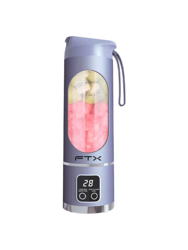 LICUADORA PORTATIL 25W RECARG 3 FUNCIONES MORADO FTXPB-PR