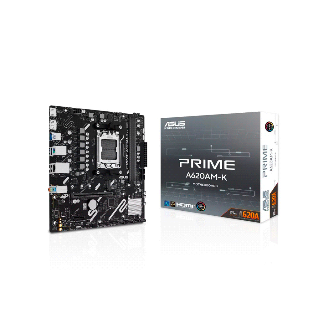 MB AM5 A620AM-K PRIME DDR5 ASUS S/R/HDMI/M2/MATX