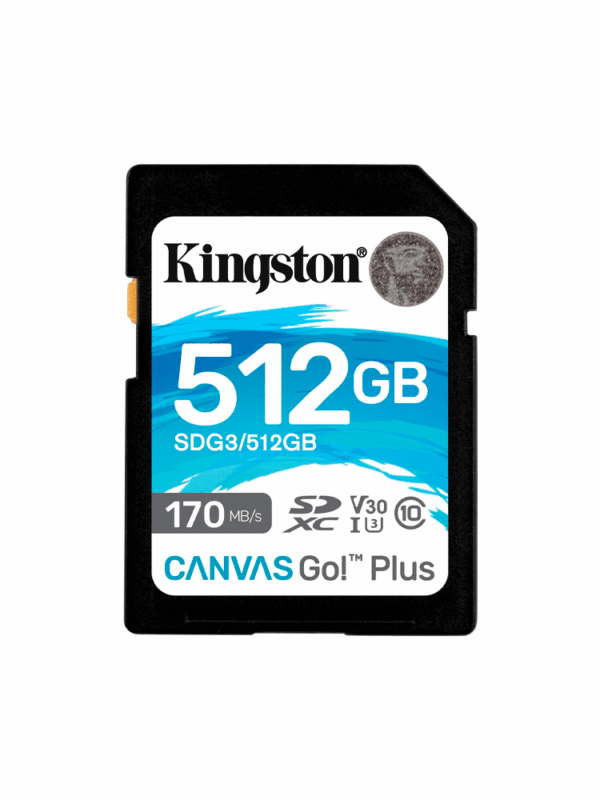 MEM/SD KINGSTON 512GB SDG3/512GB 170/90 CANVAS GO PLUS
