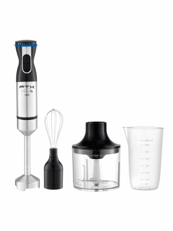 MIXER DE ALIMENTOS FTX 1000W 220V 3 EN 1 C/VASO INOX HB2-01 126201