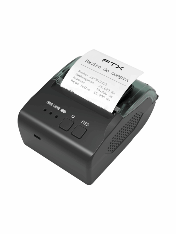 IMP FTX TERMI RECIBOS 2" TDR058BT PORTATIL USB/BT NEGRO