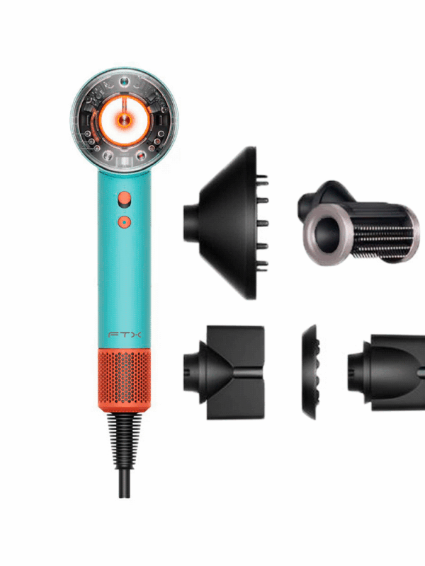 SECADOR DE CABELLO FTX 1600W 220V SUPERSONIC NURAL TURQUESA 128199