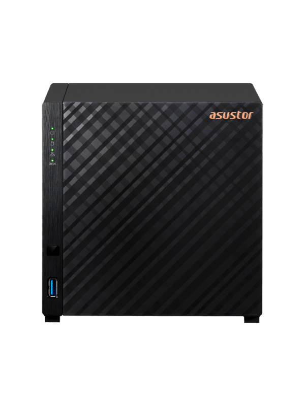 NAS ASUSTOR AS1204T QC 1.7/4BAY/1G/2.5GBLAN/3USB3.2