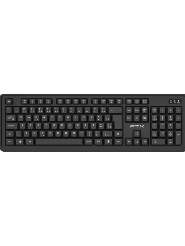 TECLADO WIR FTX KW46 NUM/POR/NEGRO