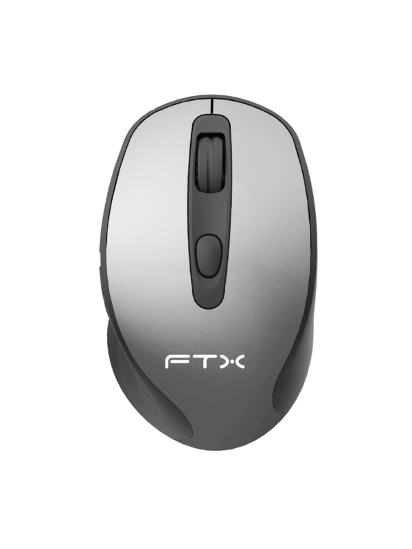 MOUSE WIR/BT FTX MWB40 1600DPI/4 BOT/GRIS-NEGRO