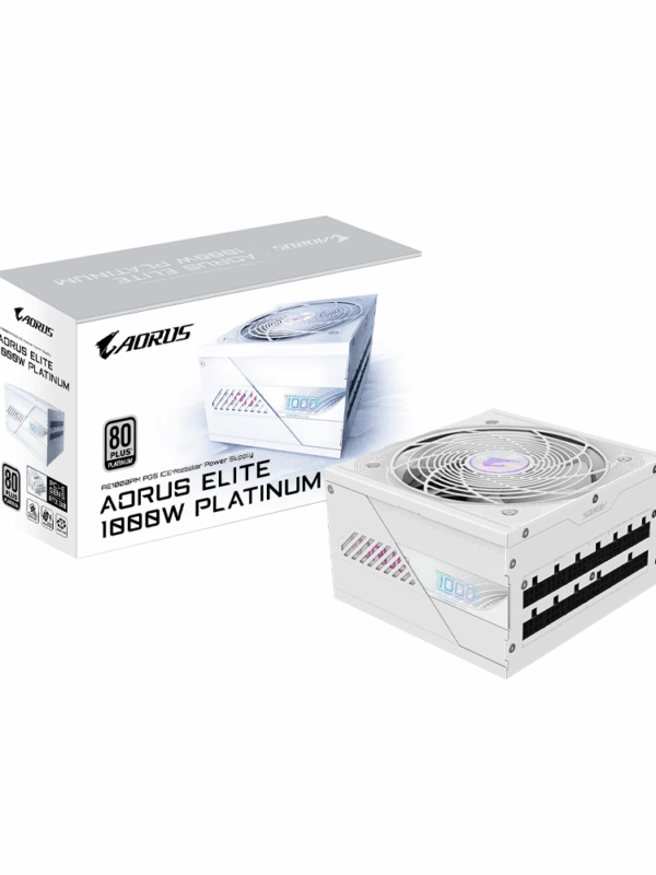FUENTE 1000W GIGABYTE 80PLUS PLAT FULL MODULAR GP-AE1000PM PG5 ICE