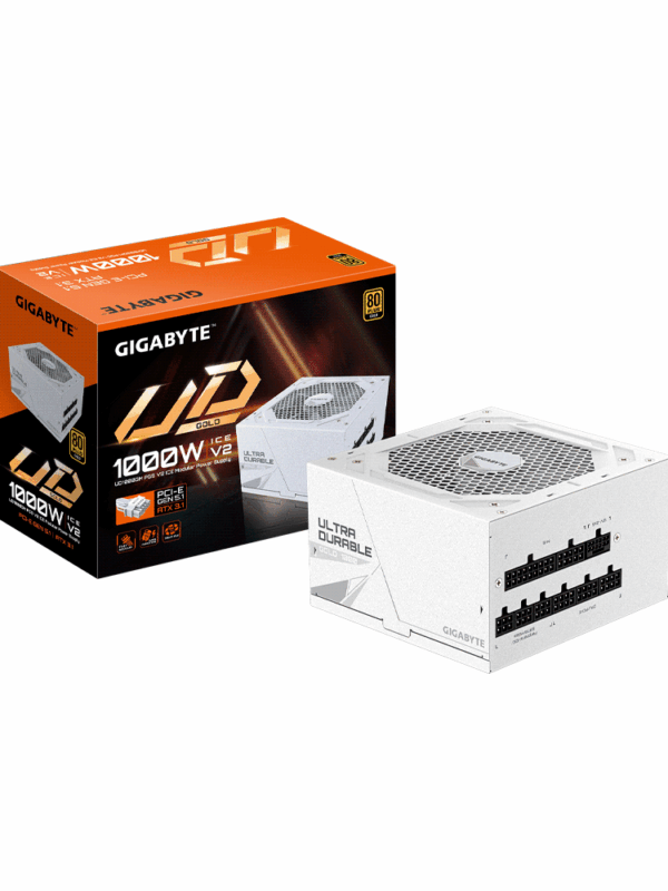 FUENTE GIGABYTE 1000W 80PLUS GOLD FULL MODULAR BLANCO GP-UD1000GM PG5 ICE
