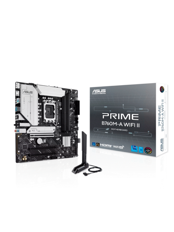 MB 1700 B760M-A WIFI II PRIME DDR5 ASUS S/R/HDMI/DP/2M2/USB3.2/MATX