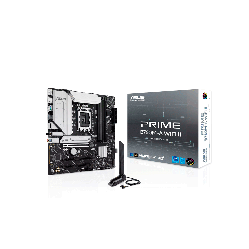 MB 1700 B760M-A WIFI II PRIME DDR5 ASUS S/R/HDMI/DP/2M2/USB3.2/MATX